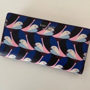Kate Spade bird wallet EUC